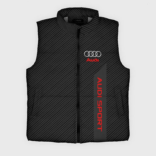 Мужской жилет Audi: Sport Line / 3D-Светло-серый – фото 1