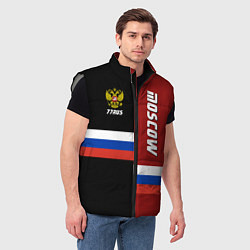 Мужской жилет Moscow, Russia, цвет: 3D-светло-серый — фото 2