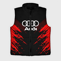 Мужской жилет Audi: Red Anger, цвет: 3D-черный