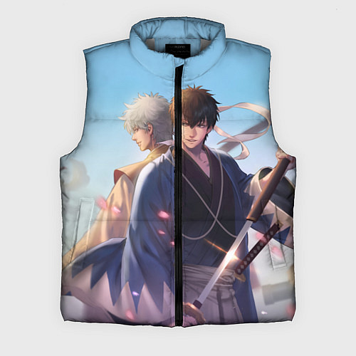 Мужской жилет Gintama / 3D-Светло-серый – фото 1