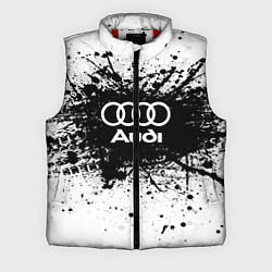 Мужской жилет Audi: Black Spray, цвет: 3D-красный