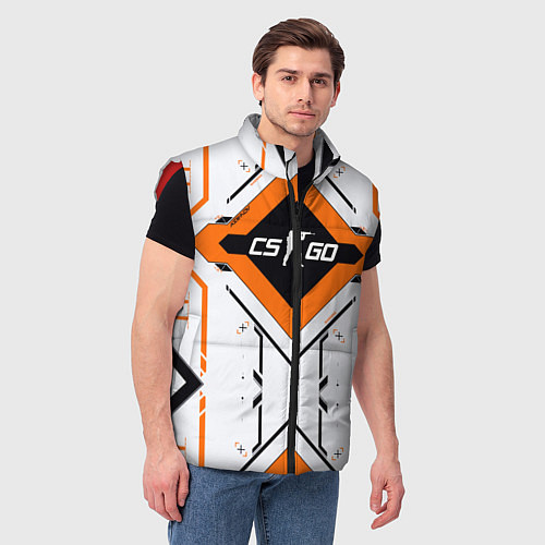 Мужской жилет CS:GO Techno Asiimov / 3D-Красный – фото 3