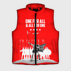 Мужской жилет One for all & all for one, цвет: 3D-черный