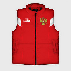 Мужской жилет Россия: Акинфеев ЧМ-2018, цвет: 3D-черный