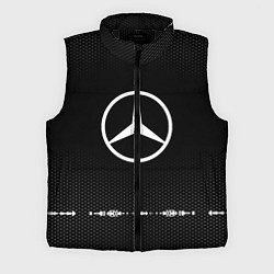 Мужской жилет Mercedes: Black Abstract, цвет: 3D-черный