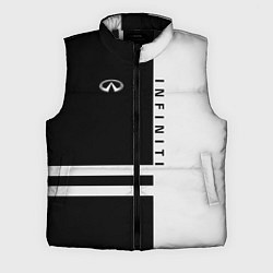 Мужской жилет Infiniti: B&W Lines, цвет: 3D-черный