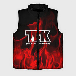 Мужской жилет Thousand Foot Krutch: Red Flame, цвет: 3D-черный