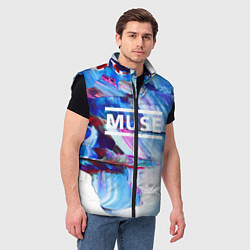Мужской жилет MUSE: Blue Colours, цвет: 3D-черный — фото 2