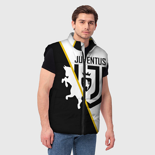 Мужской жилет FC Juventus: Football Point / 3D-Черный – фото 3