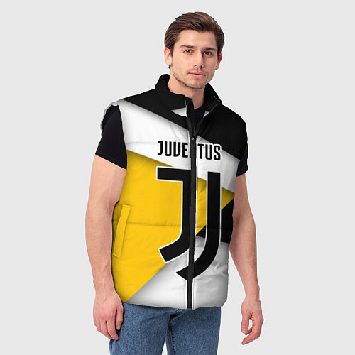Мужской жилет FC Juventus / 3D-Черный – фото 3