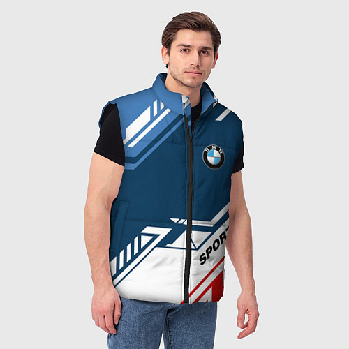 Мужской жилет BMW SPORT / 3D-Черный – фото 3