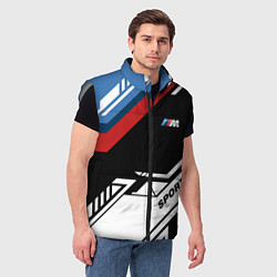 Мужской жилет BMW GEOMETRY SPORT БМВ M PERFORMANCE, цвет: 3D-светло-серый — фото 2