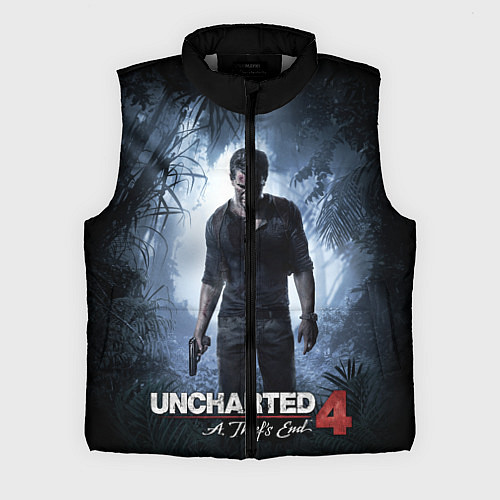 Мужской жилет Uncharted 4: A Thief's End / 3D-Светло-серый – фото 1