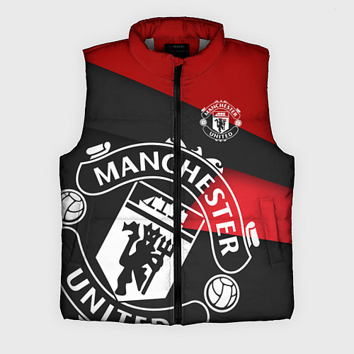 Мужской жилет FC Man United: Exclusive / 3D-Светло-серый – фото 1