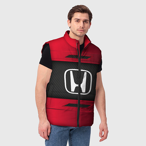 Мужской жилет Honda Sport / 3D-Черный – фото 3