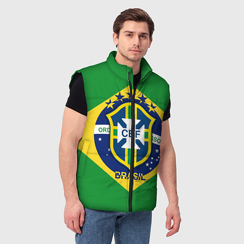 Мужской жилет CBF Brazil / 3D-Черный – фото 3