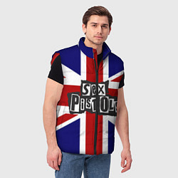 Мужской жилет Sex Pistols UK, цвет: 3D-красный — фото 2