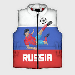 Мужской жилет Russia Footballer, цвет: 3D-красный