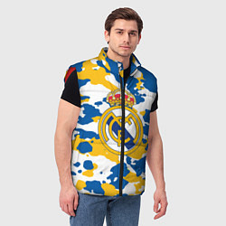 Мужской жилет Real Madrid: Camo, цвет: 3D-красный — фото 2