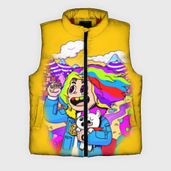 Мужской жилет 69 Rainbow, цвет: 3D-красный