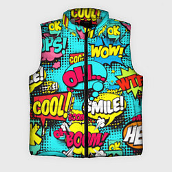 Мужской жилет Кислотный поп-арт, цвет: 3D-светло-серый
