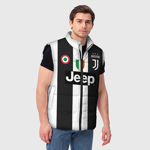 Мужской жилет FC Juventus 18-19 / 3D-Черный – фото 3
