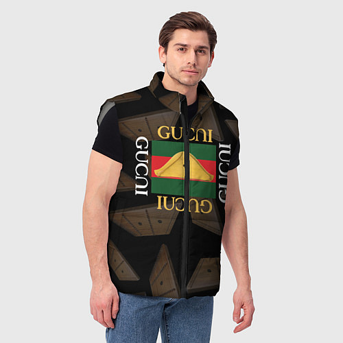 Мужской жилет Gusli Gusli / 3D-Светло-серый – фото 3