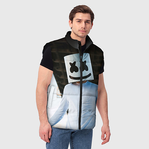 Мужской жилет Marshmallow Electronic / 3D-Черный – фото 3