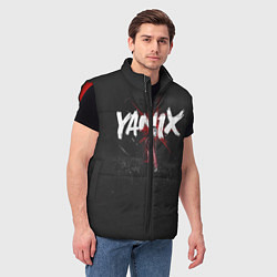 Мужской жилет YANIX: Black Side, цвет: 3D-красный — фото 2