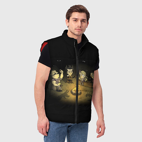 Мужской жилет Don’t Starve campfire / 3D-Красный – фото 3