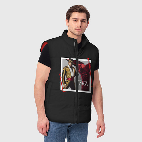 Мужской жилет Артур Пирожков: Чика / 3D-Красный – фото 3