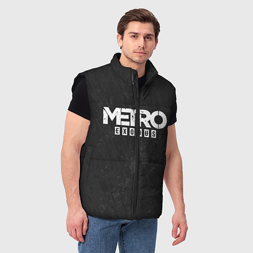 Мужской жилет Metro Exodus: Space Grey / 3D-Черный – фото 3