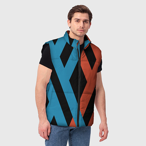 Мужской жилет Darling in the Franxx / 3D-Черный – фото 3