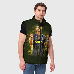 Мужской жилет Ronaldo: Juve Sport, цвет: 3D-черный — фото 2