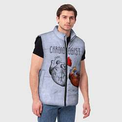 Мужской жилет Cardiologist, цвет: 3D-черный — фото 2