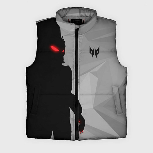 Мужской жилет Силуэт хищника / 3D-Светло-серый – фото 1