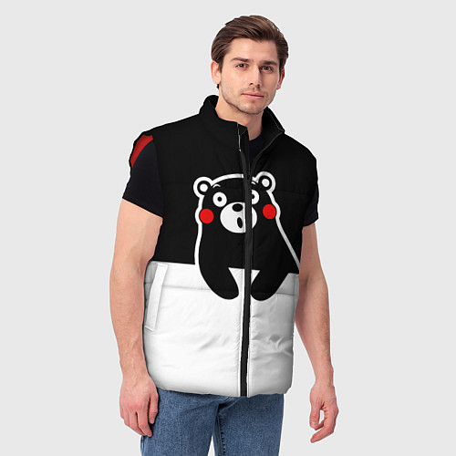 Мужской жилет Kumamon Surprised / 3D-Красный – фото 3