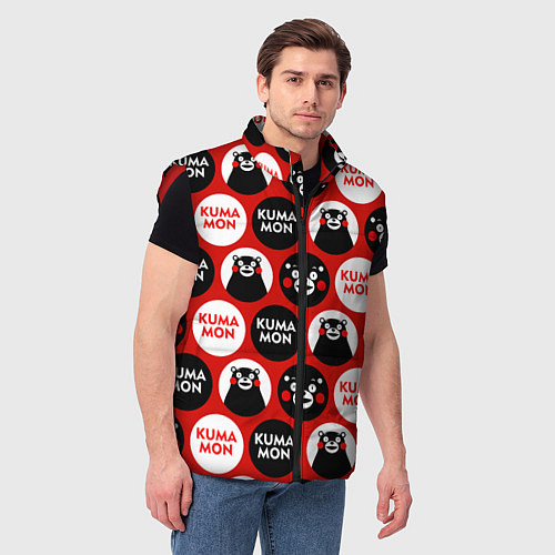 Мужской жилет Kumamon Pattern / 3D-Красный – фото 3