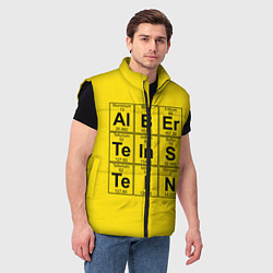Мужской жилет Альберт Эйнштейн, цвет: 3D-черный — фото 2