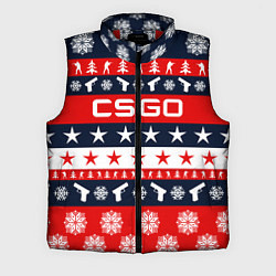Мужской жилет CS:GO New Year, цвет: 3D-красный