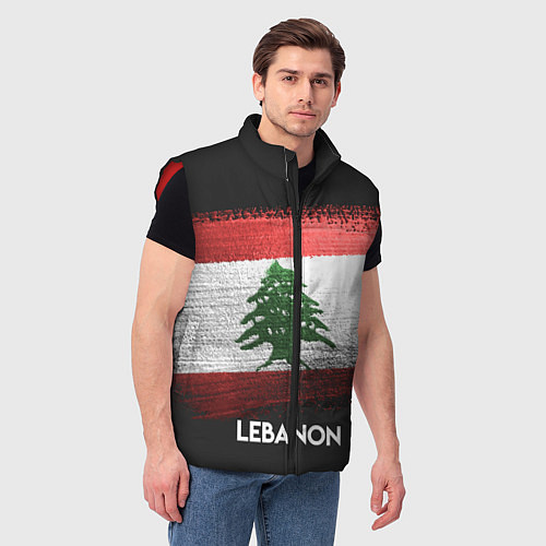 Мужской жилет Lebanon Style / 3D-Красный – фото 3
