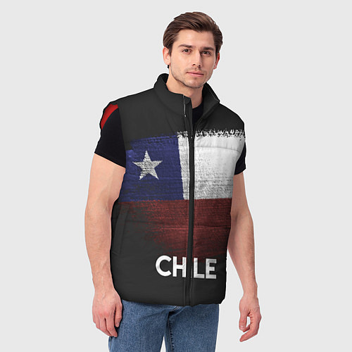 Мужской жилет Chile Style / 3D-Красный – фото 3