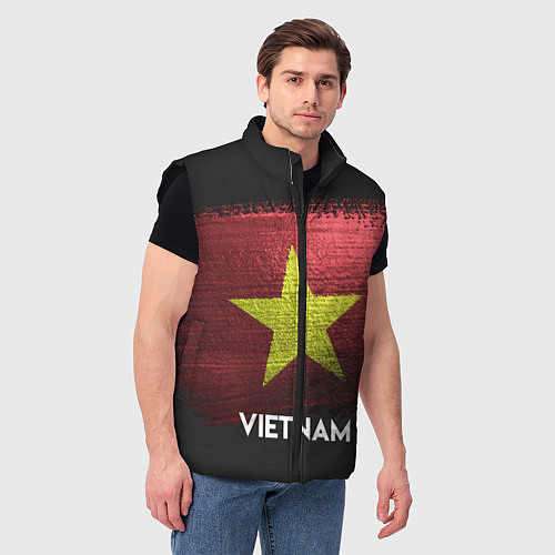 Мужской жилет Vietnam Style / 3D-Черный – фото 3
