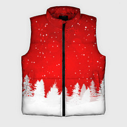 Мужской жилет Christmas pattern, цвет: 3D-красный