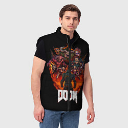 Мужской жилет DOOM History, цвет: 3D-черный — фото 2