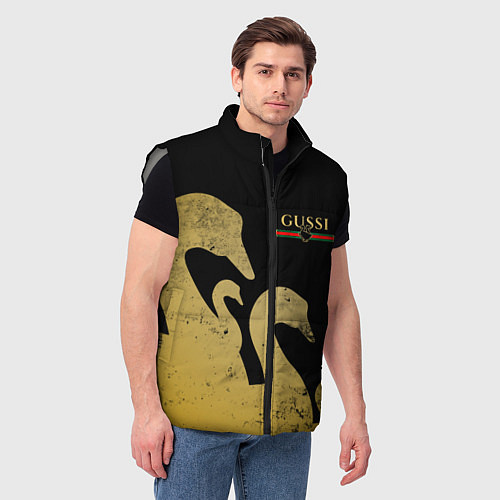 Мужской жилет GUSSI: Gold Edition / 3D-Светло-серый – фото 3