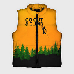 Мужской жилет Go Out & Climb, цвет: 3D-черный