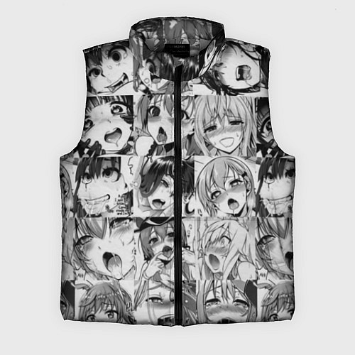 Мужской жилет Ahegao Babes / 3D-Светло-серый – фото 1