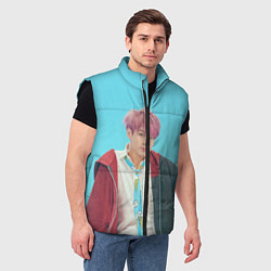 Мужской жилет BTS Jungkook, цвет: 3D-черный — фото 2