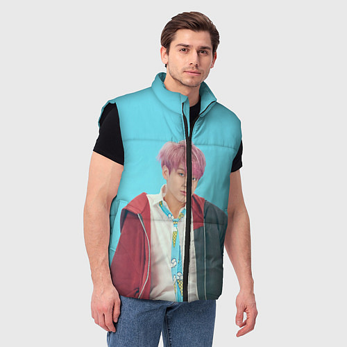 Мужской жилет BTS Jungkook / 3D-Черный – фото 3